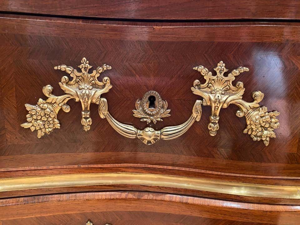 French 19th Century Louis XV St. Kingwood, Tulipwood And Ormolu Commode photo 17000.0