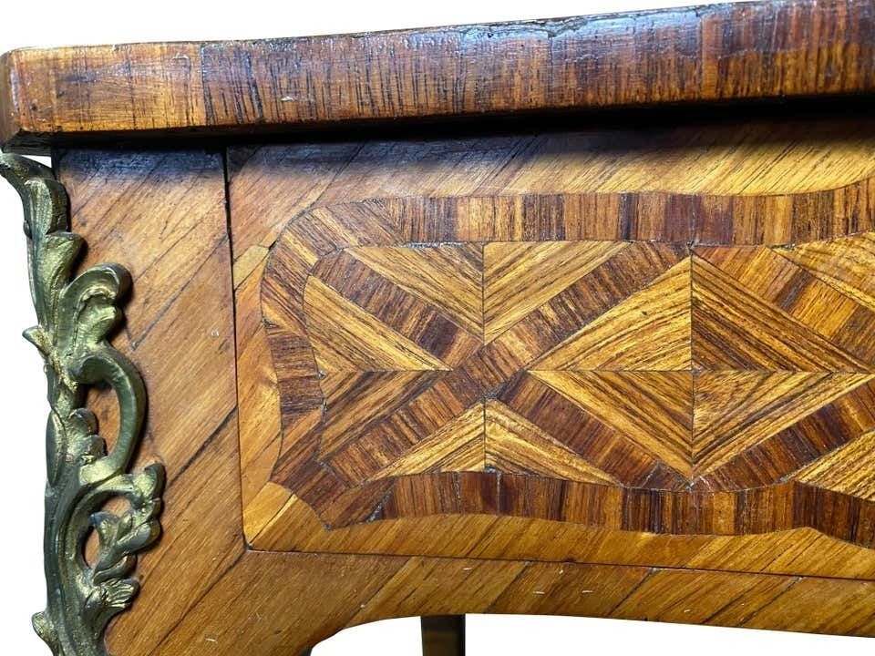 Marquetry Inlaid Kingwood Desk, 18th Century photo Furniture