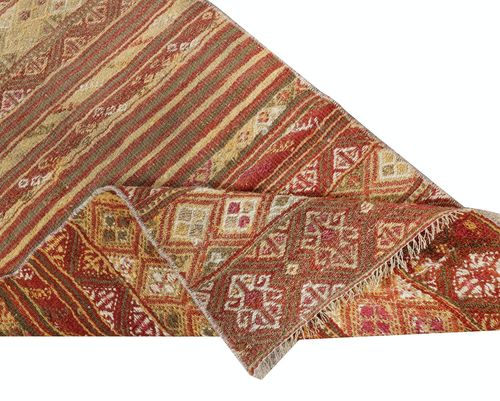 20x67 In Handmade Kitchen Runner Kilim. 100% Wool. Vintage Flatweave Hallway Rug photo for sale