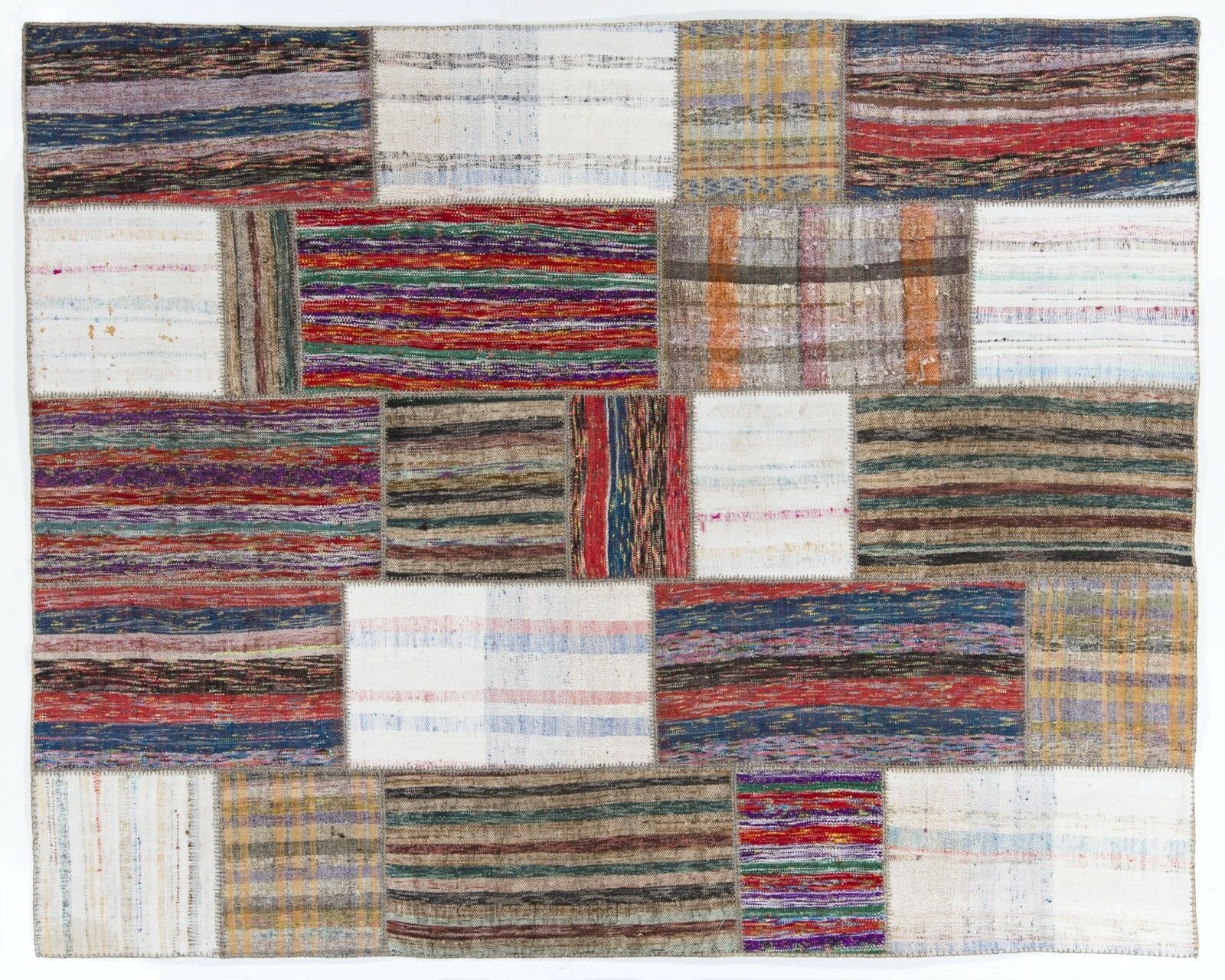 8x10 Ft Vintage Anatolian Kilims Re Imagined, Custom Options Available. photo Textiles
