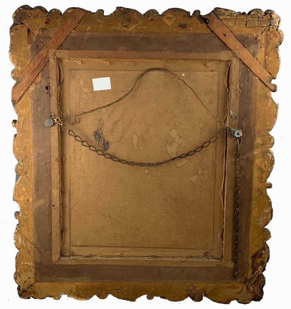 19th Century Large Carved Gilt Wood Mirror photo buy