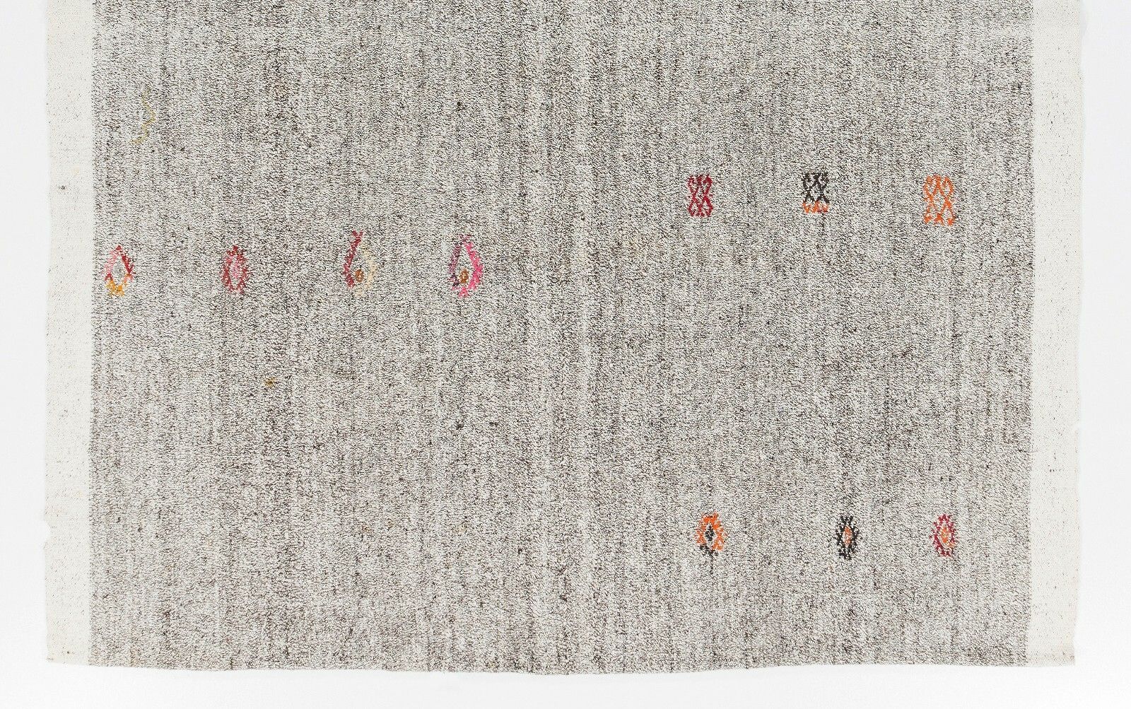 6'2 X 8' Vintage Hand Woven Goat Hair Nomadic Kilim Rug. Flat Weave photo for sale
