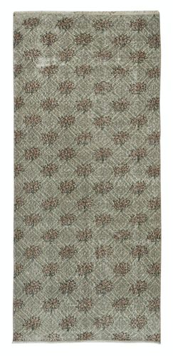 3x7 Ft Handmade Turkish Accent Rug For Kitchen. Vintage Small Rug For Bedroom