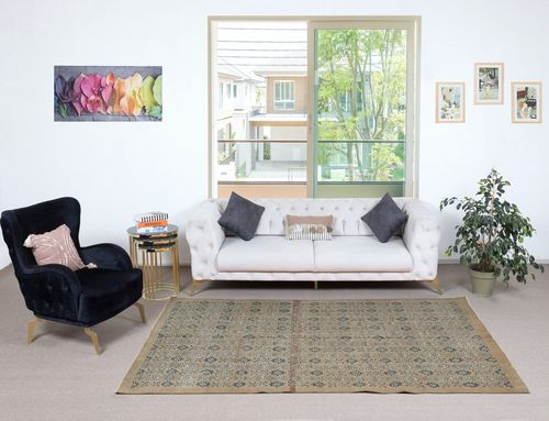 5x9 Ft Vintage Handmade Turkish Area Rug For Living Room Decor photo furniture