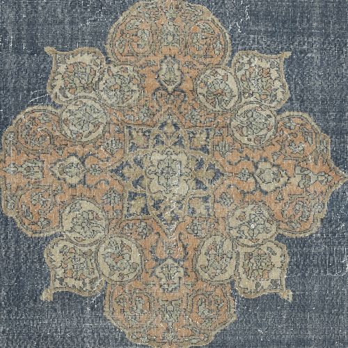 8.3x11.7 Ft Vintage Handmade Wool Large Area Rug, One Of A Kind Turkish Carpet photo 1254.0