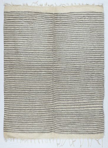 5x6.8 Ft Kurdish Kilim Rug. Siirt Sofa Throw. Striped Bed Cover, Blanket