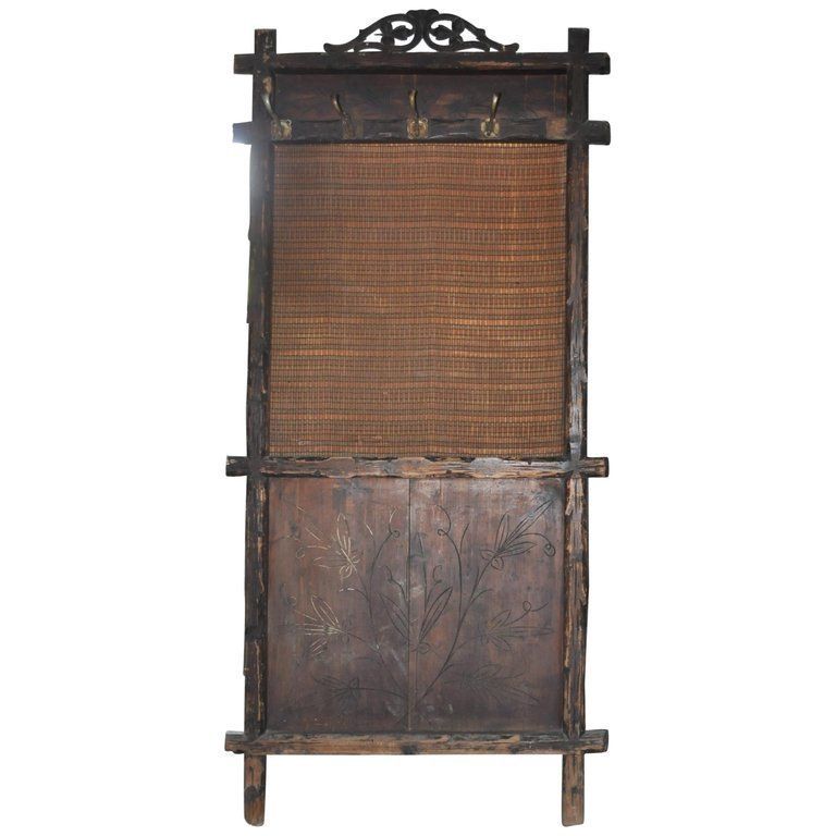 Hungarian Solid Pine Hallstand, Circa 1900s
