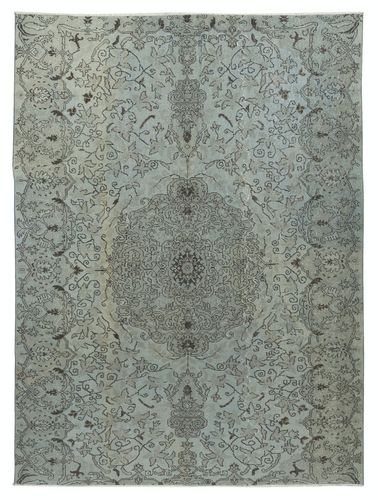 6x8.3 Ft Modern Light Area Rug In Blue, Hand Woven And Hand Knotted In Turkey
