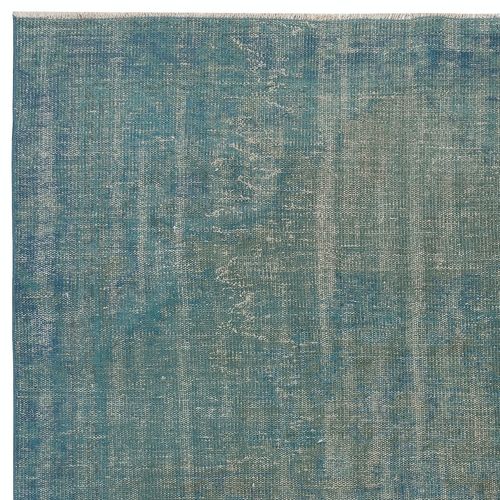 6x9.6 Ft Modern Area Rug In Light Blue, Hand Woven And Hand Knotted In Turkey photo Textiles