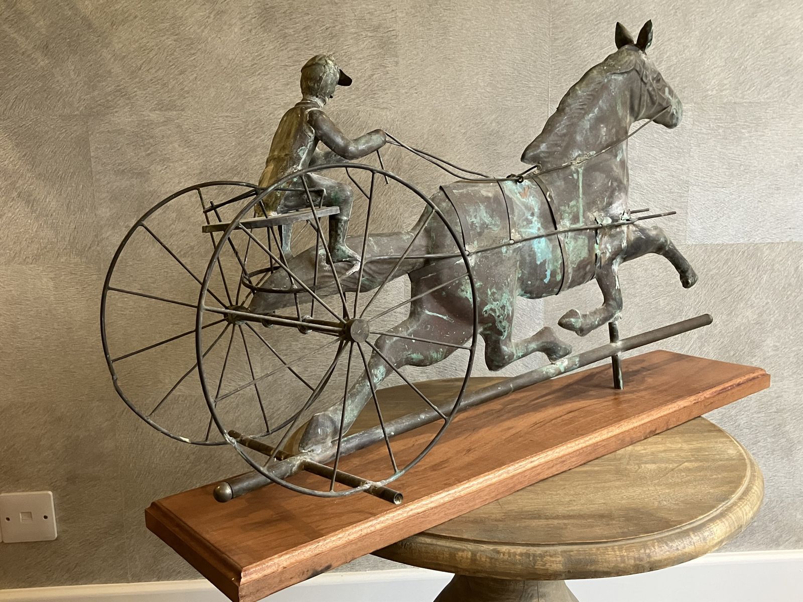 Weathervane American Sulky & Jockey