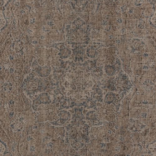 5.6x9 Ft Modern Turkish Floor Rug In Brown Color. Hand Knotted Area Rug photo 425.0