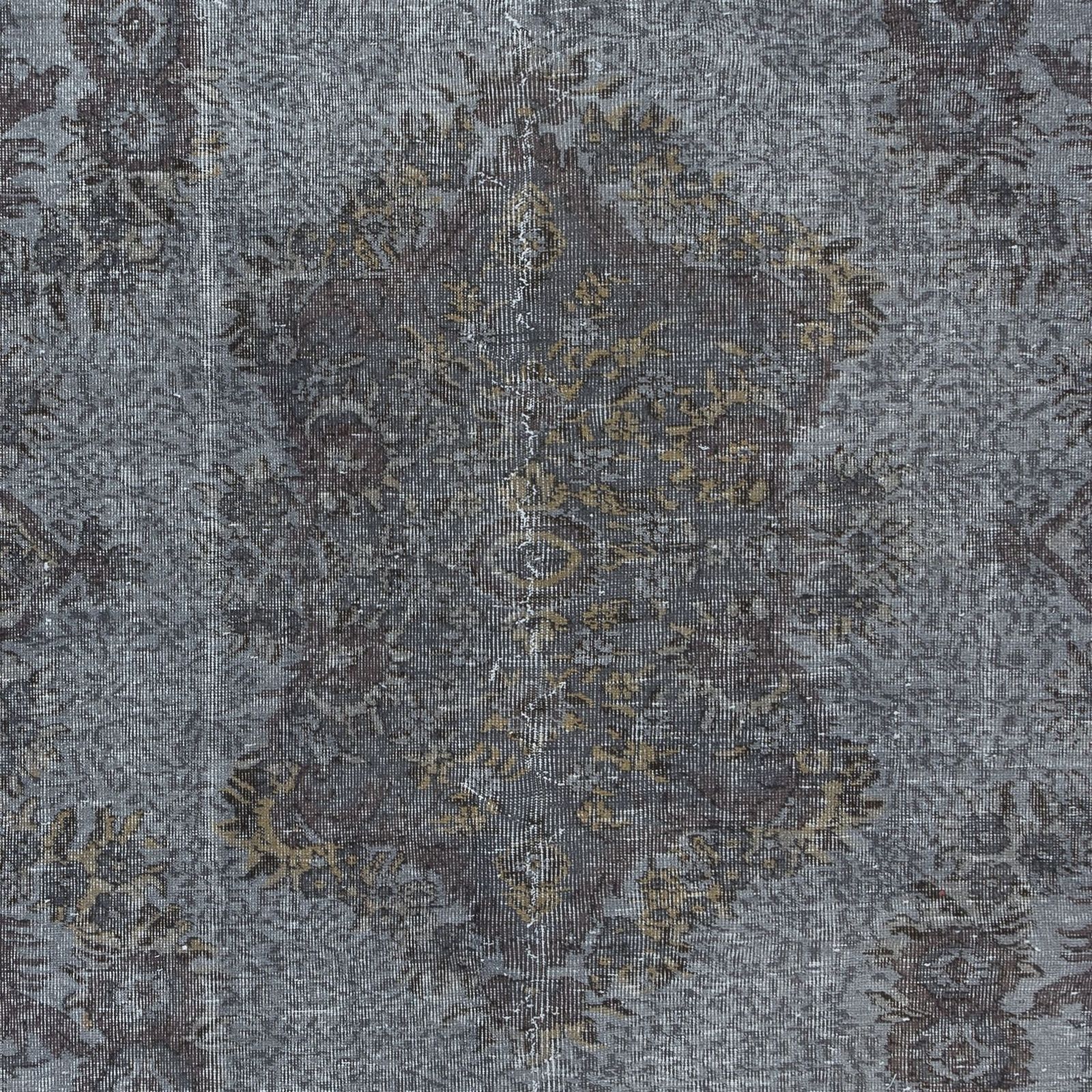 6.5x9.6 Ft Aubusson Inspired Rug In Gray For Modern Interior, Handmade In Turkey photo 532.0