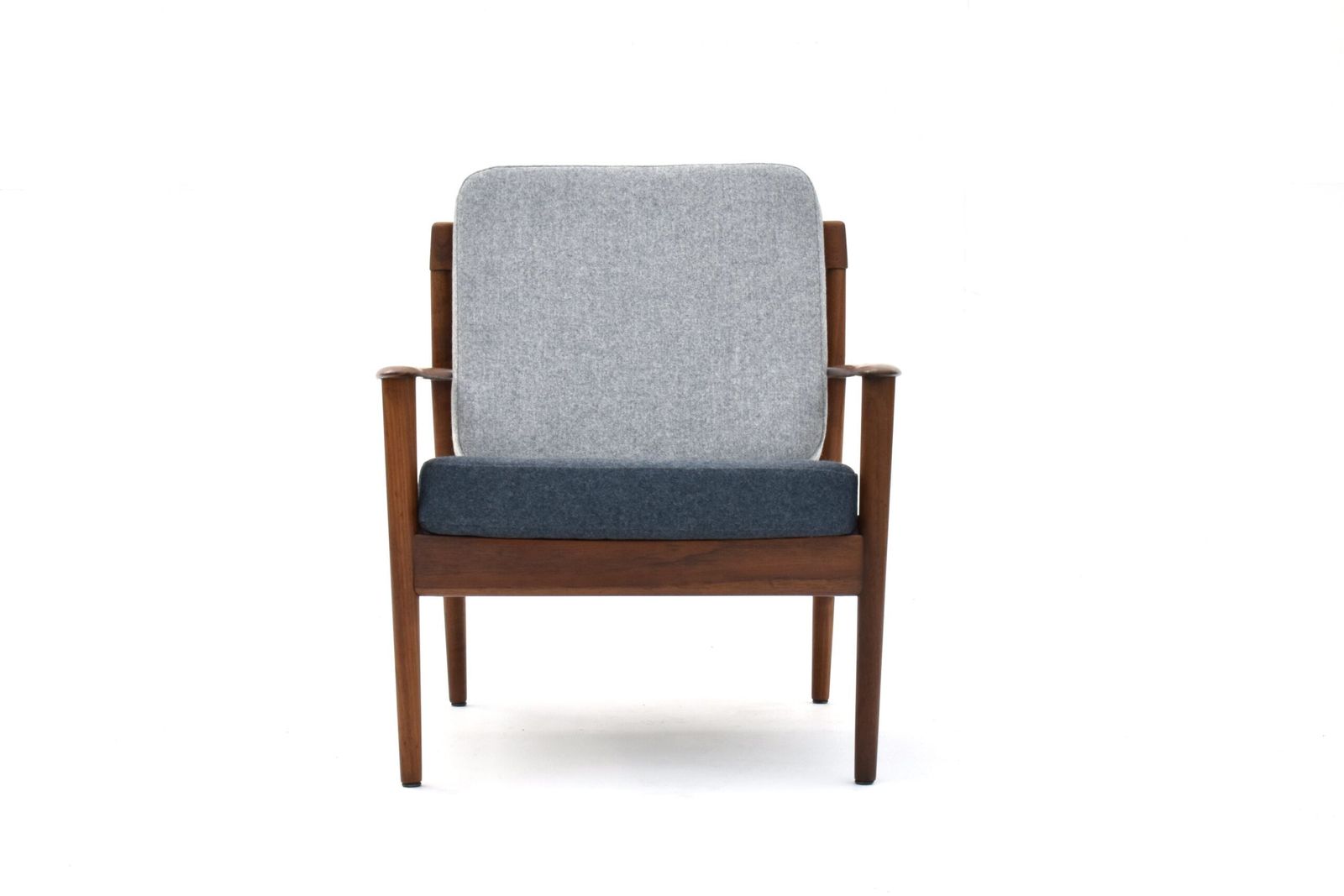 Grete Jalk Model Pj56 Teak Lounge Chair For Poul Jeppesen photo for sale