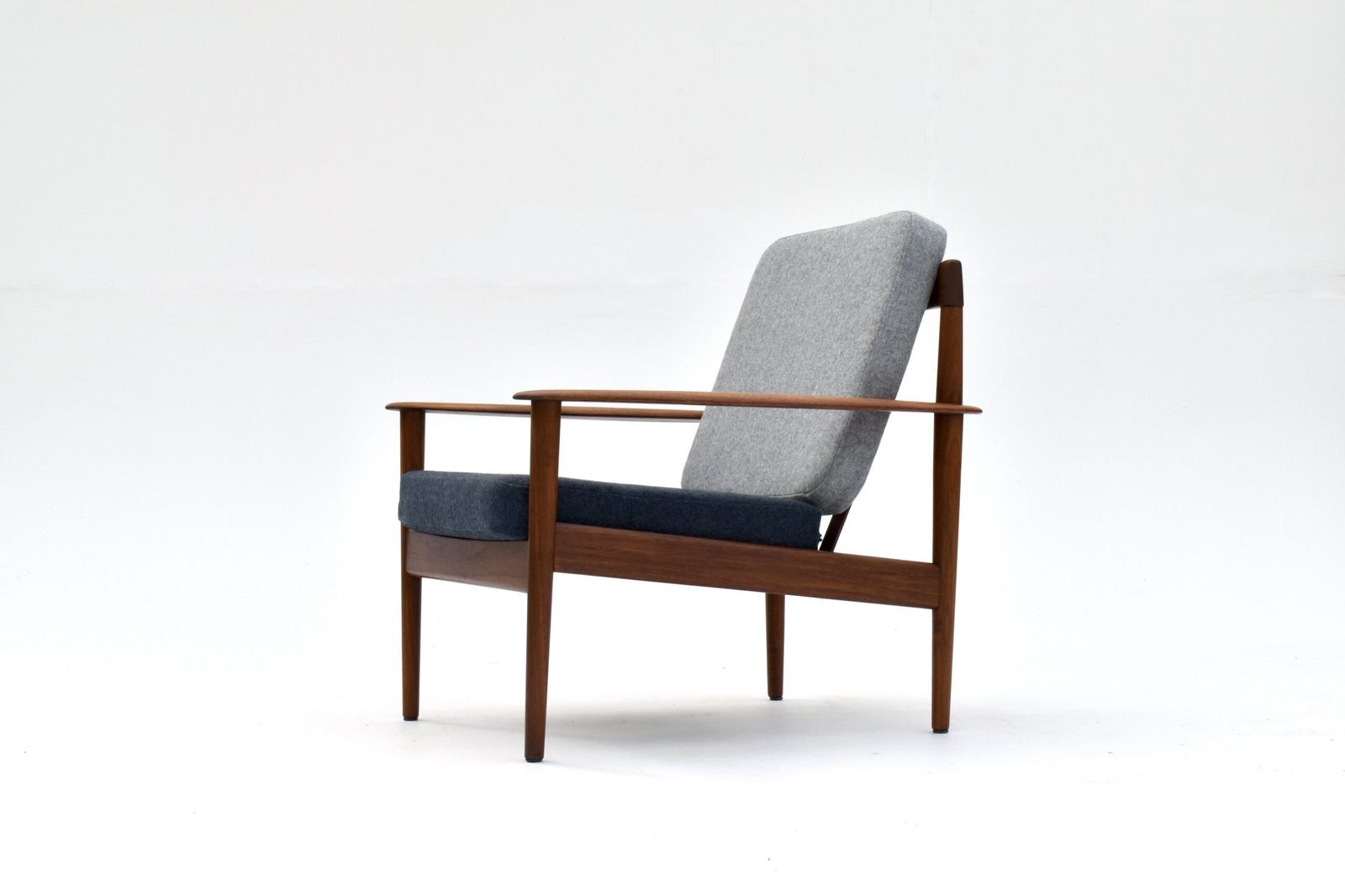 photo buy Grete Jalk Model Pj56 Teak Lounge Chair For Poul Jeppesen