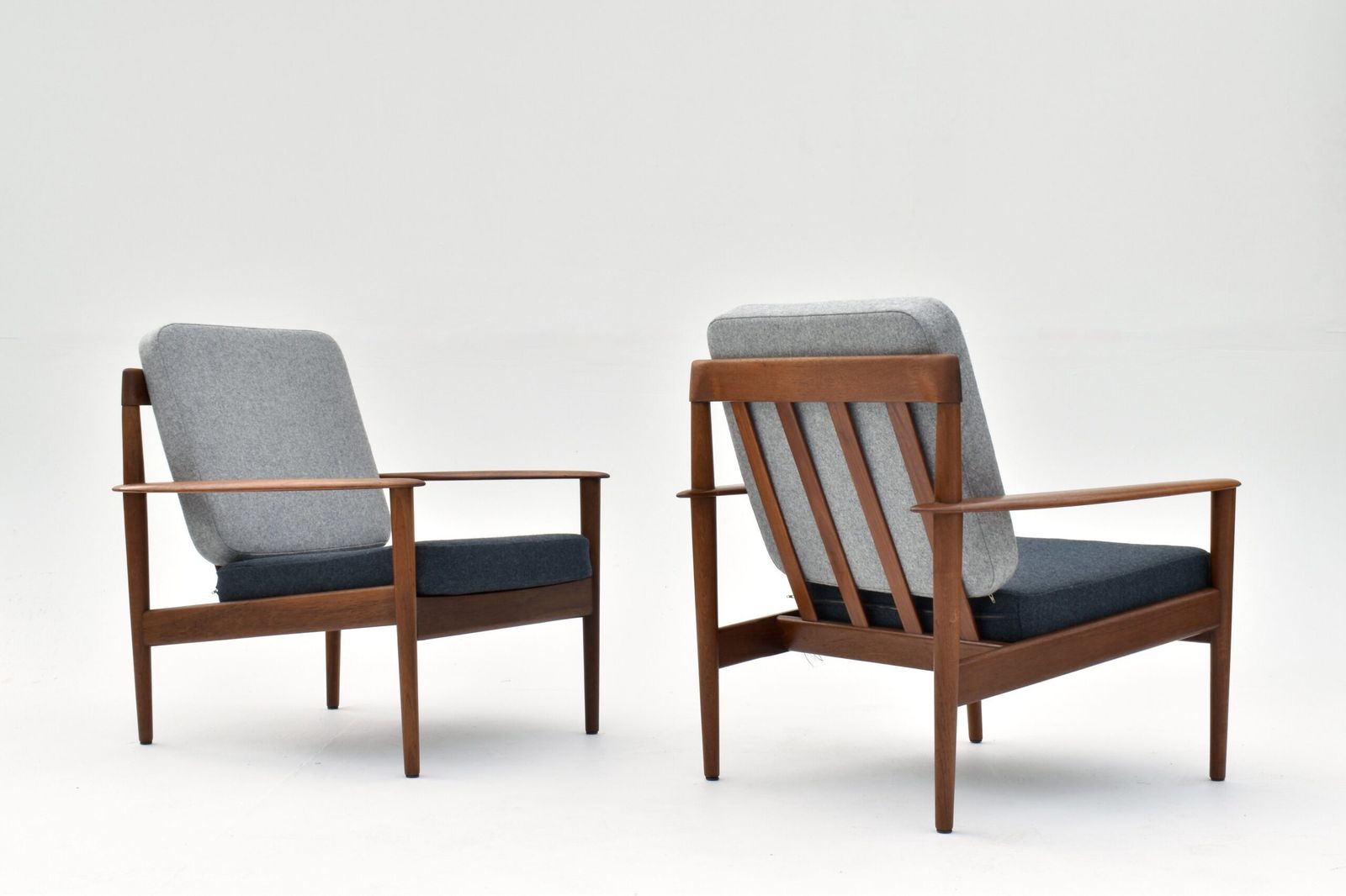 Grete Jalk Model Pj56 Teak Lounge Chair For Poul Jeppesen photo Furniture