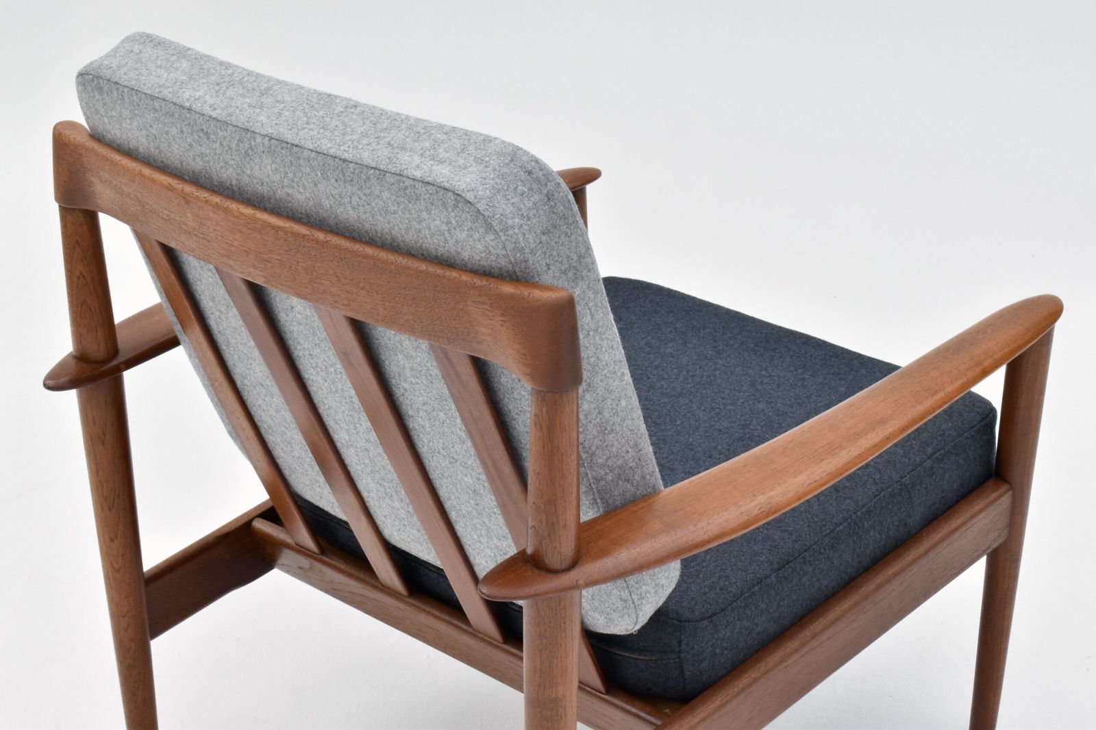 Furniture Grete Jalk Model Pj56 Teak Lounge Chair For Poul Jeppesen photo