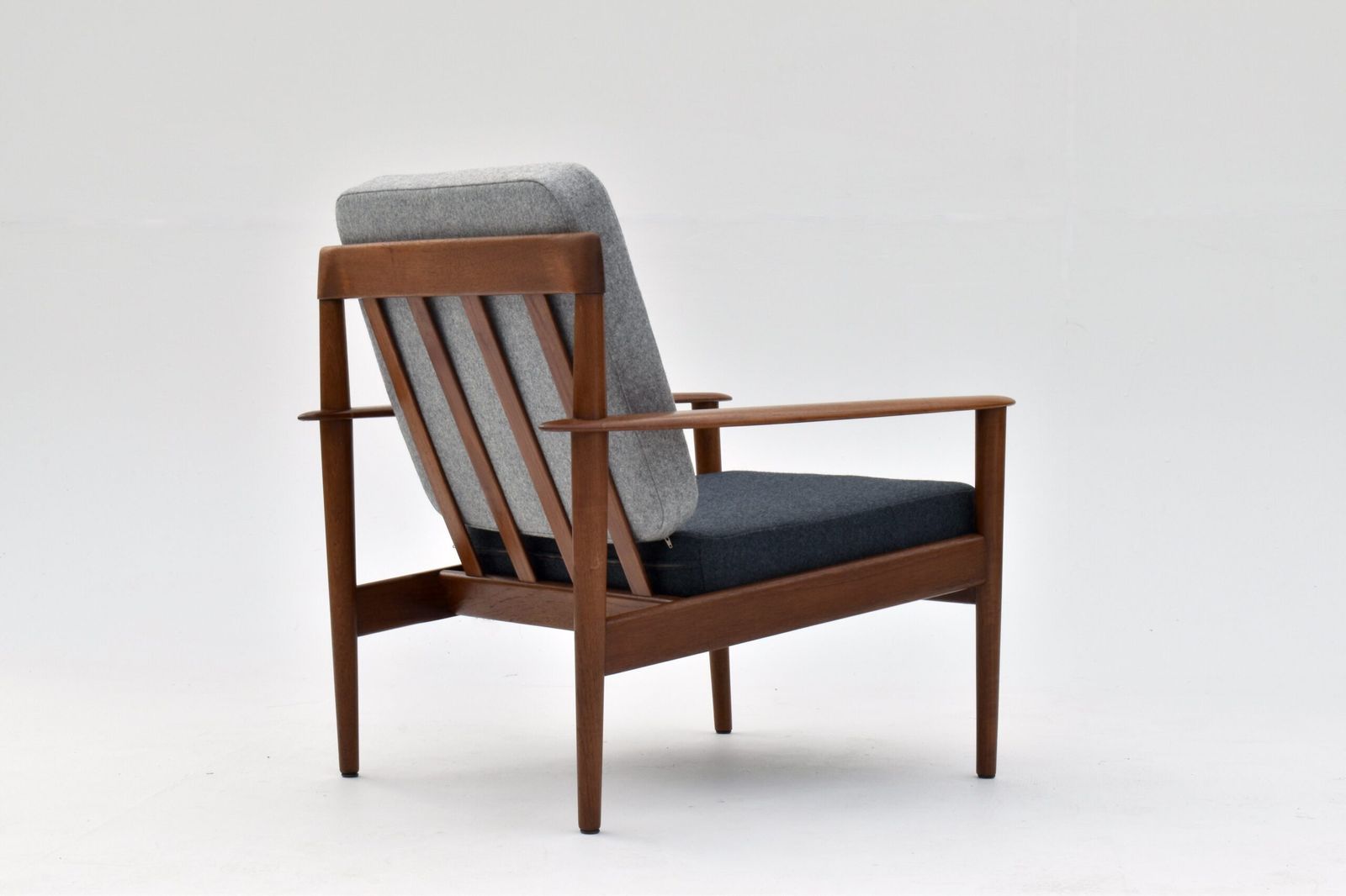 photo buy Grete Jalk Model Pj56 Teak Lounge Chair For Poul Jeppesen