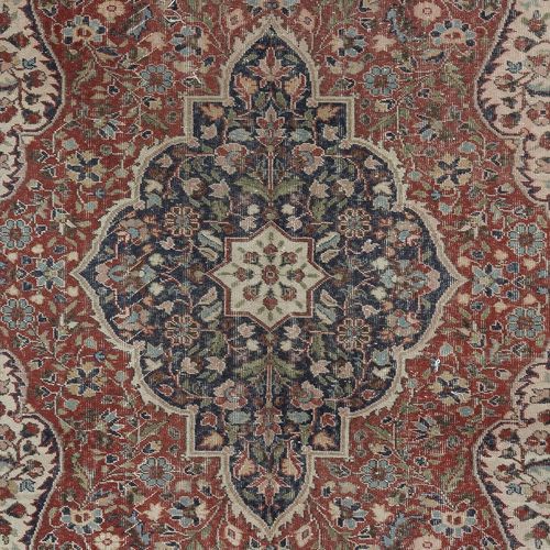 6.8x10.2 Ft Vintage Handmade Wool Area Rug. One Of A Kind Turkish Carpet photo 1176.0
