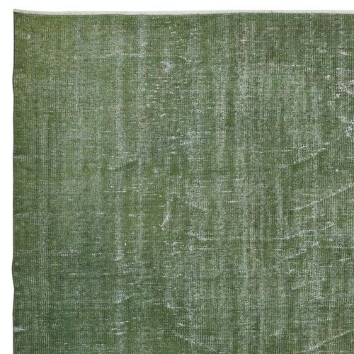 6x9.6 Ft Contemporary Area Rug In Green. Hand Knotted In Turkey photo Textiles