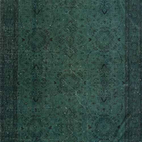 3.7x7 Ft Dark Green Handmade Accent Rug From Turkey. Great 4 Modern Interiors photo 218.0