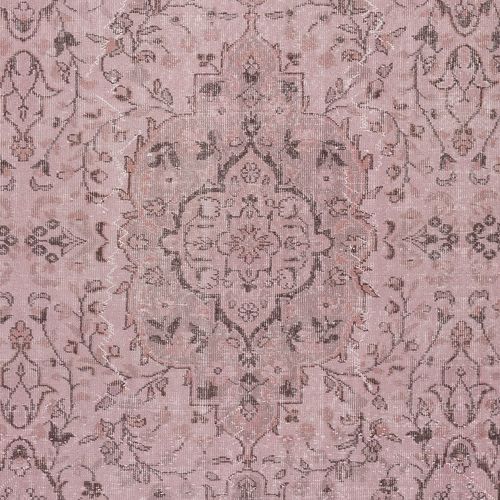 6x10 Ft Pink Area Rug For Modern Interiors, Hand Knotted In Turkey photo 516.0