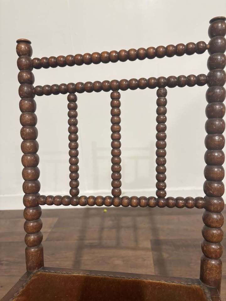 Victorian Mahogany Bobbin Leg Child's Chair photo for sale