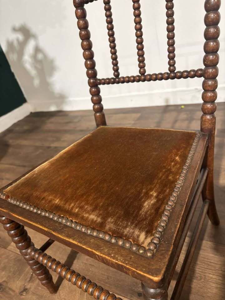 Victorian Mahogany Bobbin Leg Child's Chair photo buy