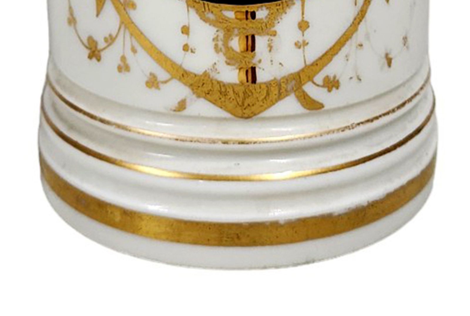 Mid 19th Century French Glazed Porcelain Apothecary/Pharmaceutical Jar With Lid  'Sapo Anim:' photo buy