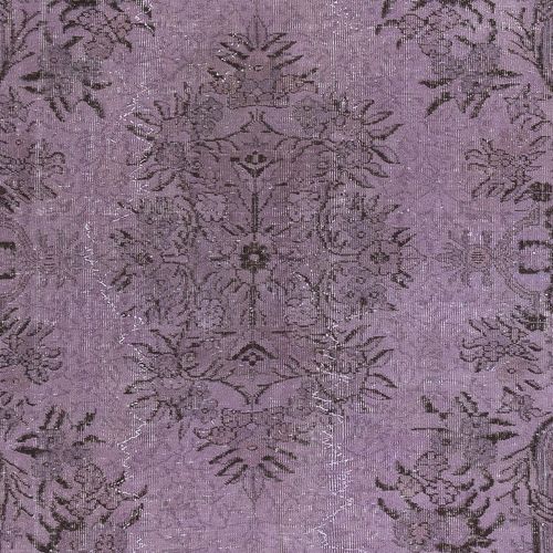 5.4x8.6 Ft Purple Area Rug For Modern Interiors, Hand Knotted In Turkey photo 432.0