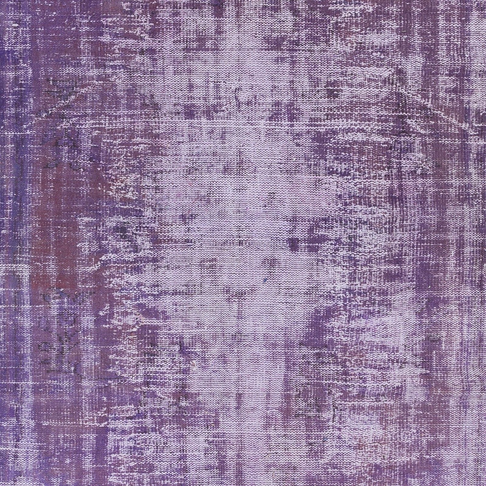 5.5x8.4 Ft Rustic Turkish Sparta Area Rug In Orchid Purple. Handmade Carpet photo 399.0