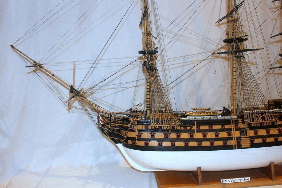 Lego Professional Wood Model Ship Boat Hms Victory Handmade photo vinterior