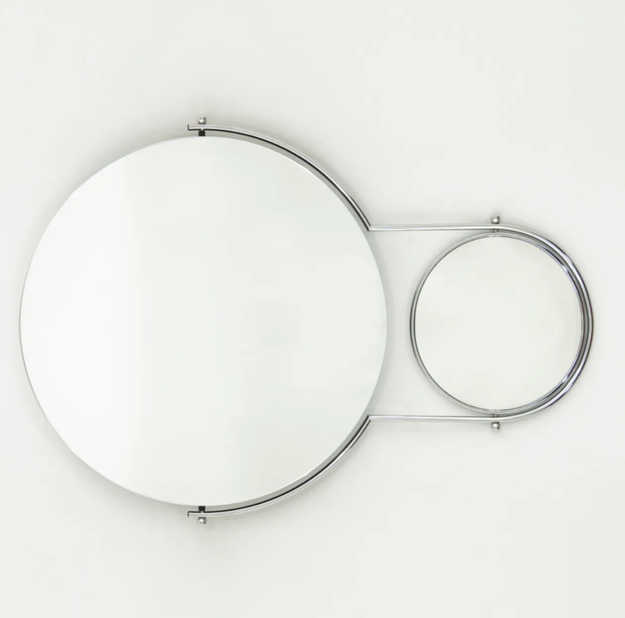 Rodney Kingsman Orbit Wall Mirror, 1980s, Steel photo furniture