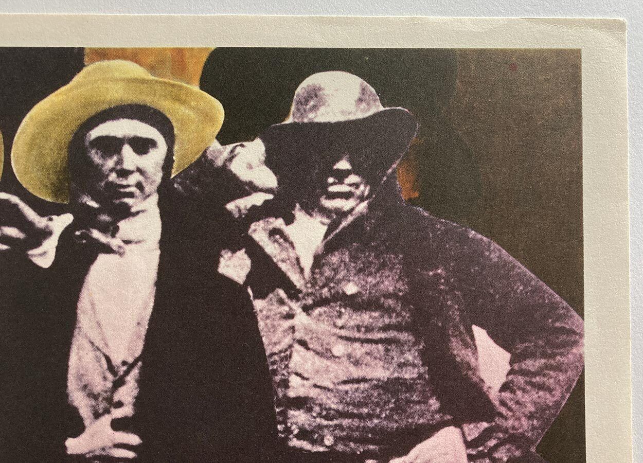 Original Western Film Poster, Man Of The East, Zdeněk Palcr, 1975, Genuine Czech Vintage Print photo vintage