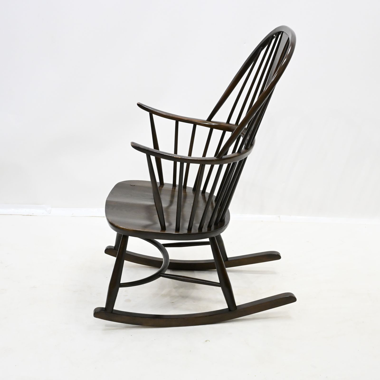 Ercol Rocking Chair Dark Finish Model 912 Free Uk Delivery photo for sale