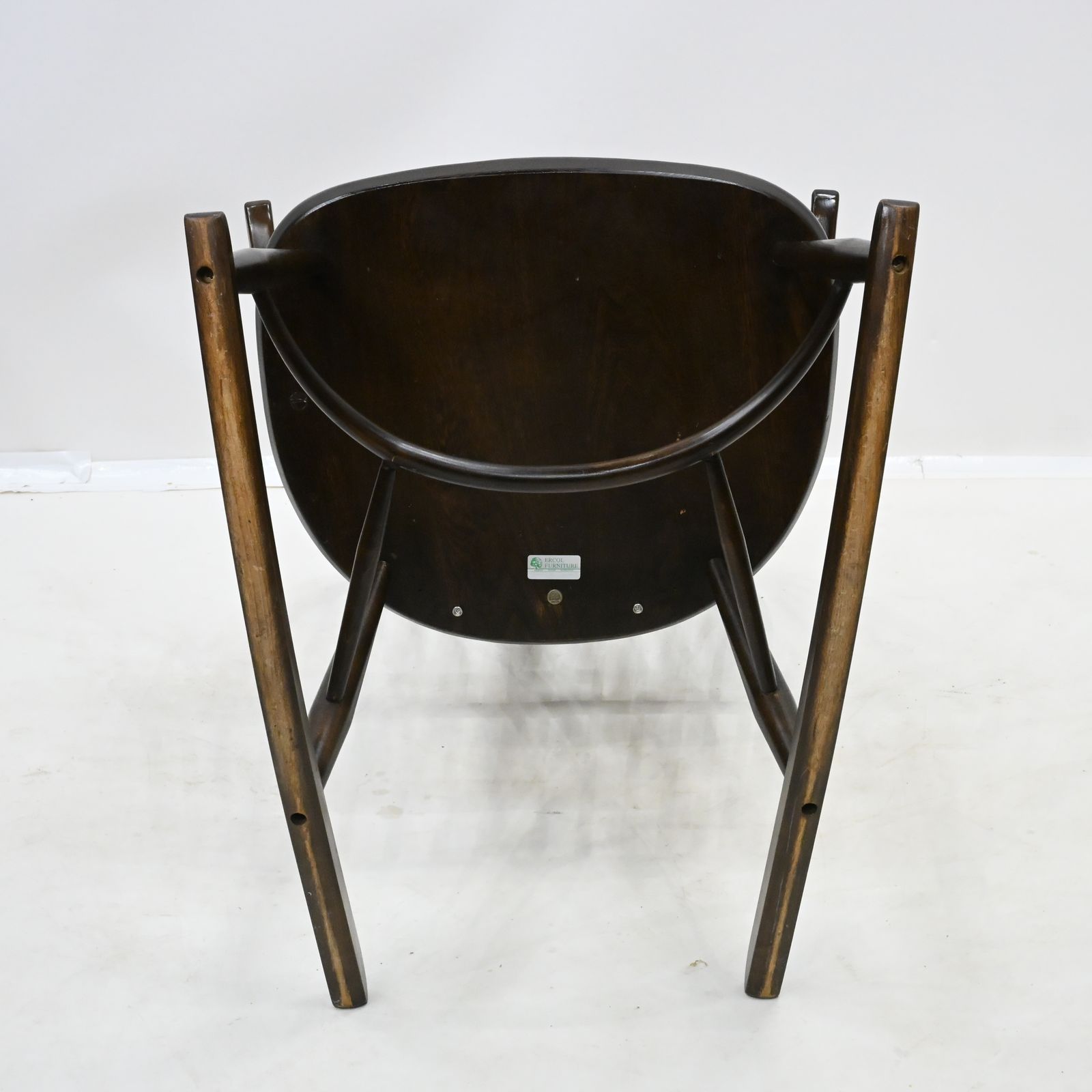 447.0 Ercol Rocking Chair Dark Finish Model 912 Free Uk Delivery photo