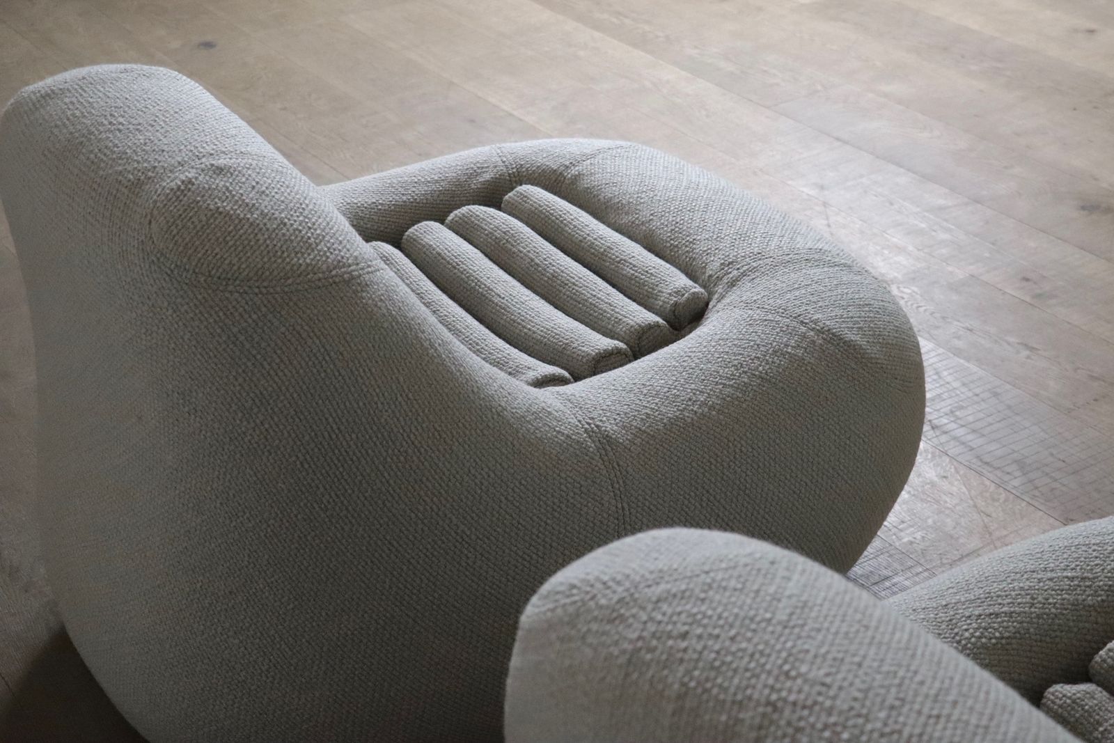 photo vinterior Pair Of Carrera Lounge Chairs By De Pas D’urbino & Lomazzi For Bbb Bonacina