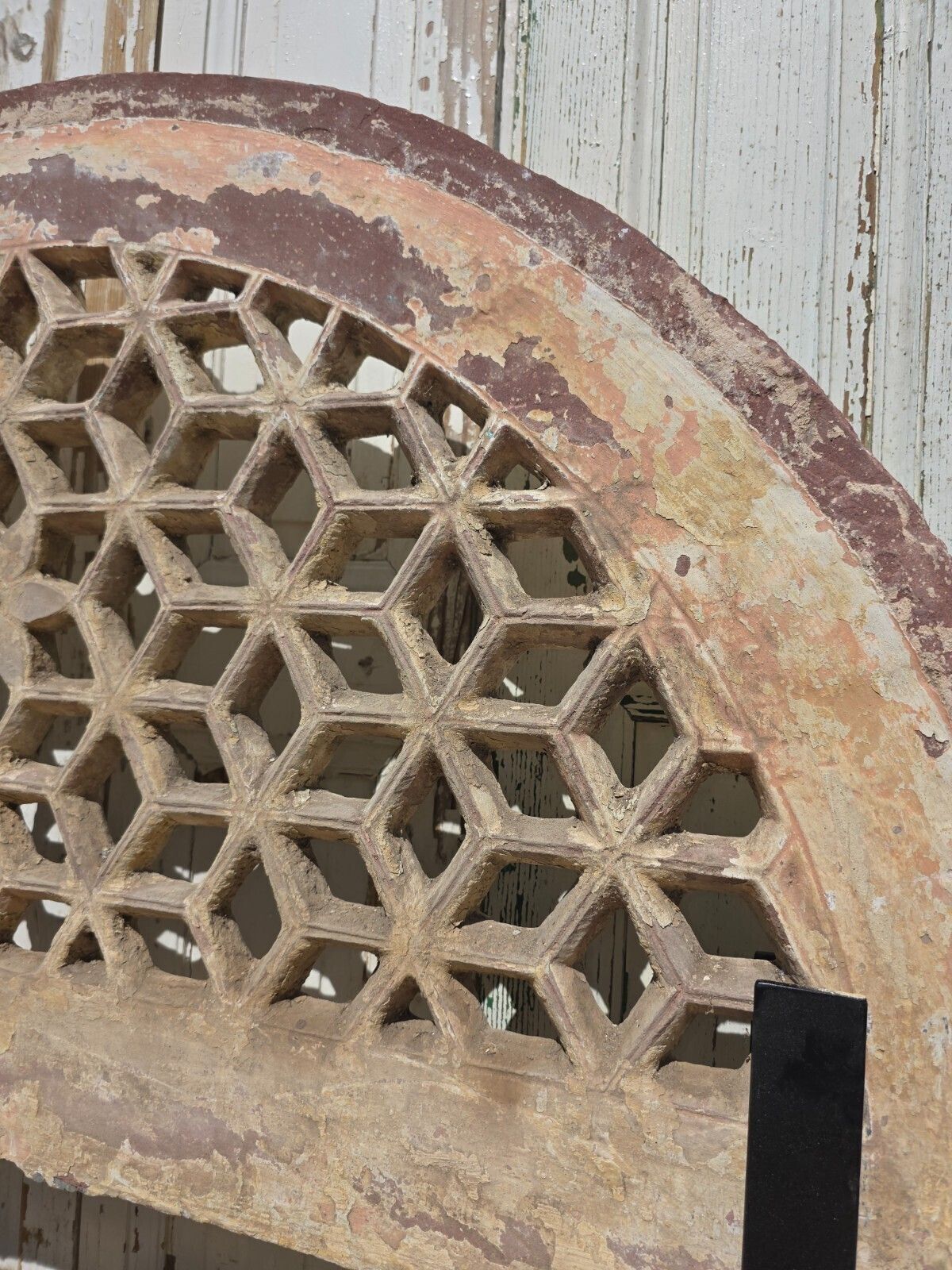 photo furniture Antique Architectural Carved Stone Panel Jhali Window Fanlight Home Garden Decor