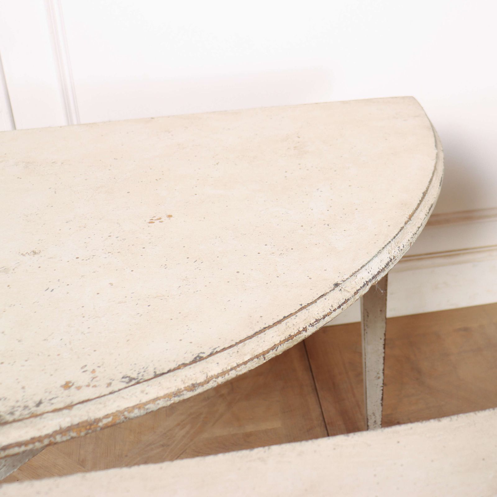 Pair Of Swedish Demi Lune Console Tables photo buy
