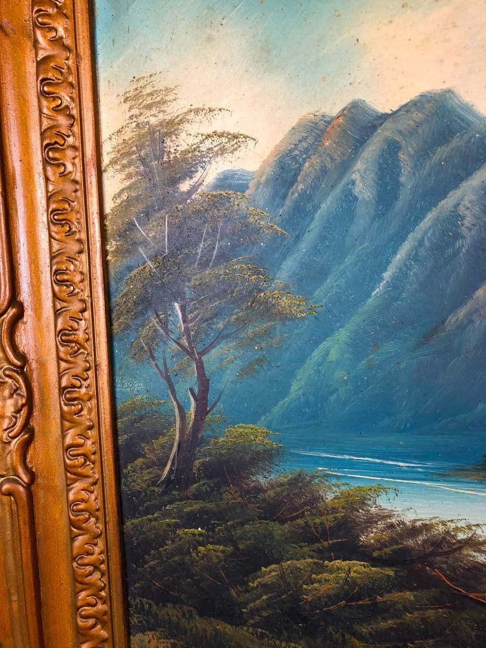 Oil Painting Of The Pearl River, 1890 photo Art