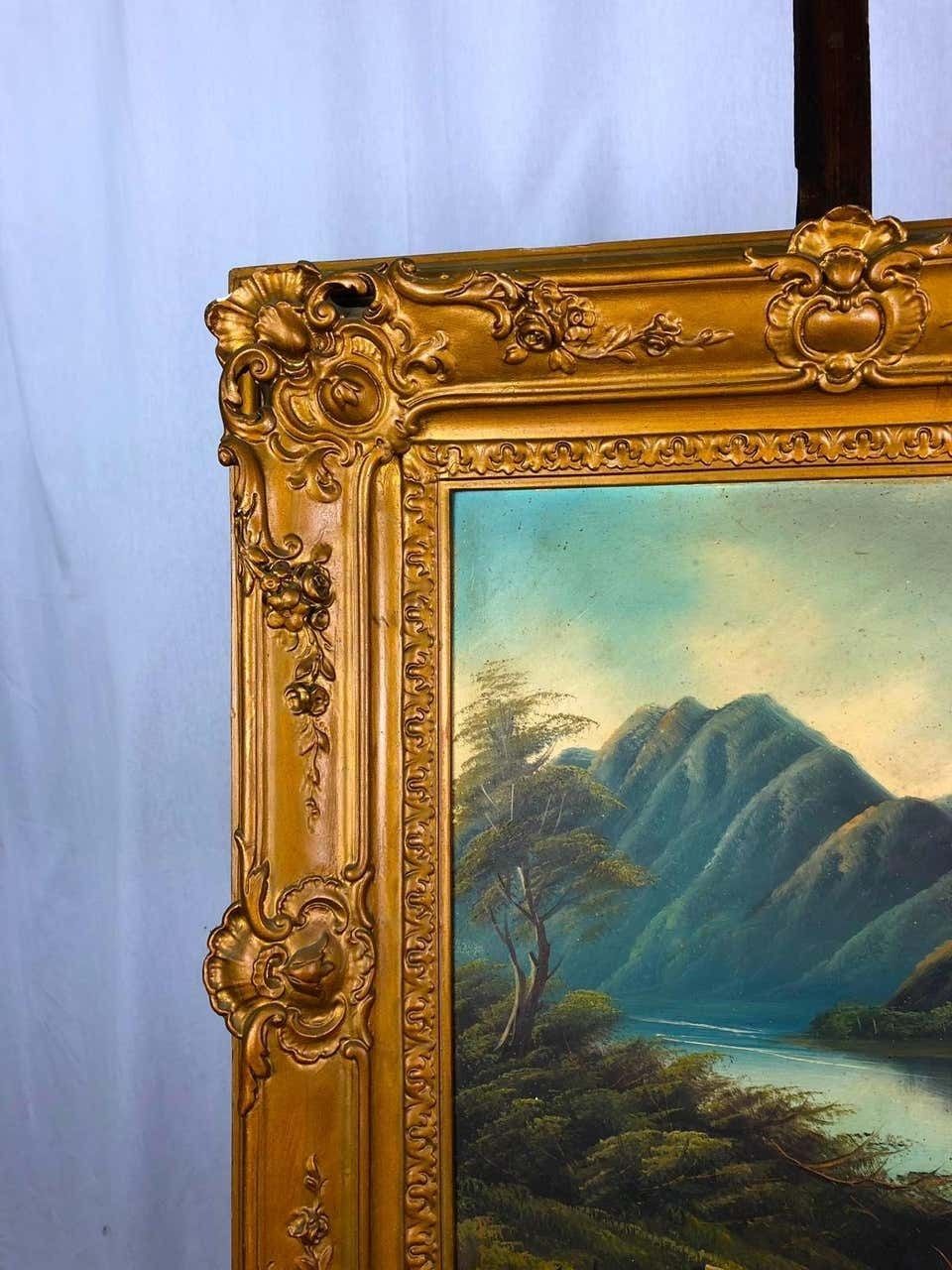 photo furniture Oil Painting Of The Pearl River, 1890