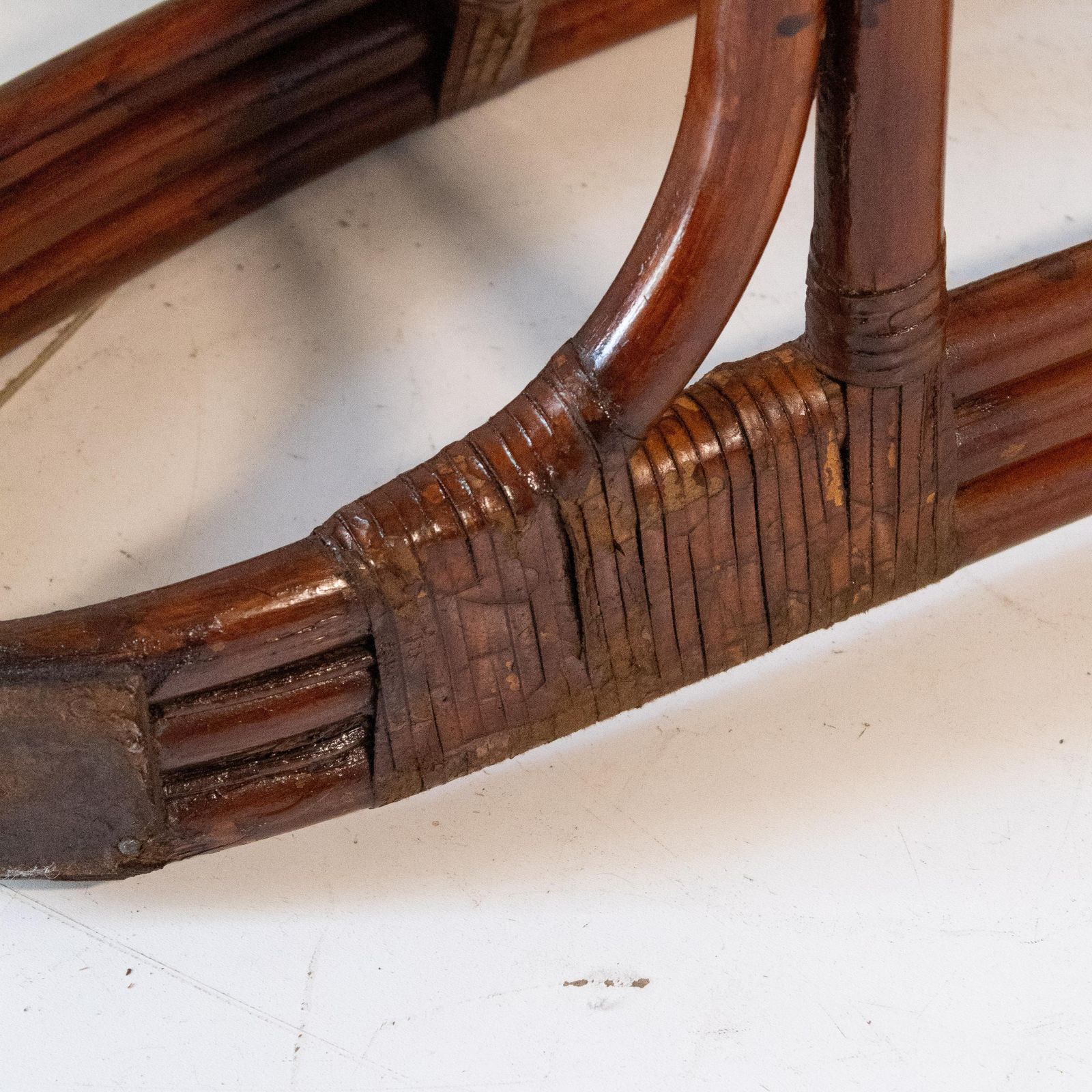 photo furniture Mid Century Modern Bamboo Armchair In The Style Of Tito Agnoli, Italy 1960s