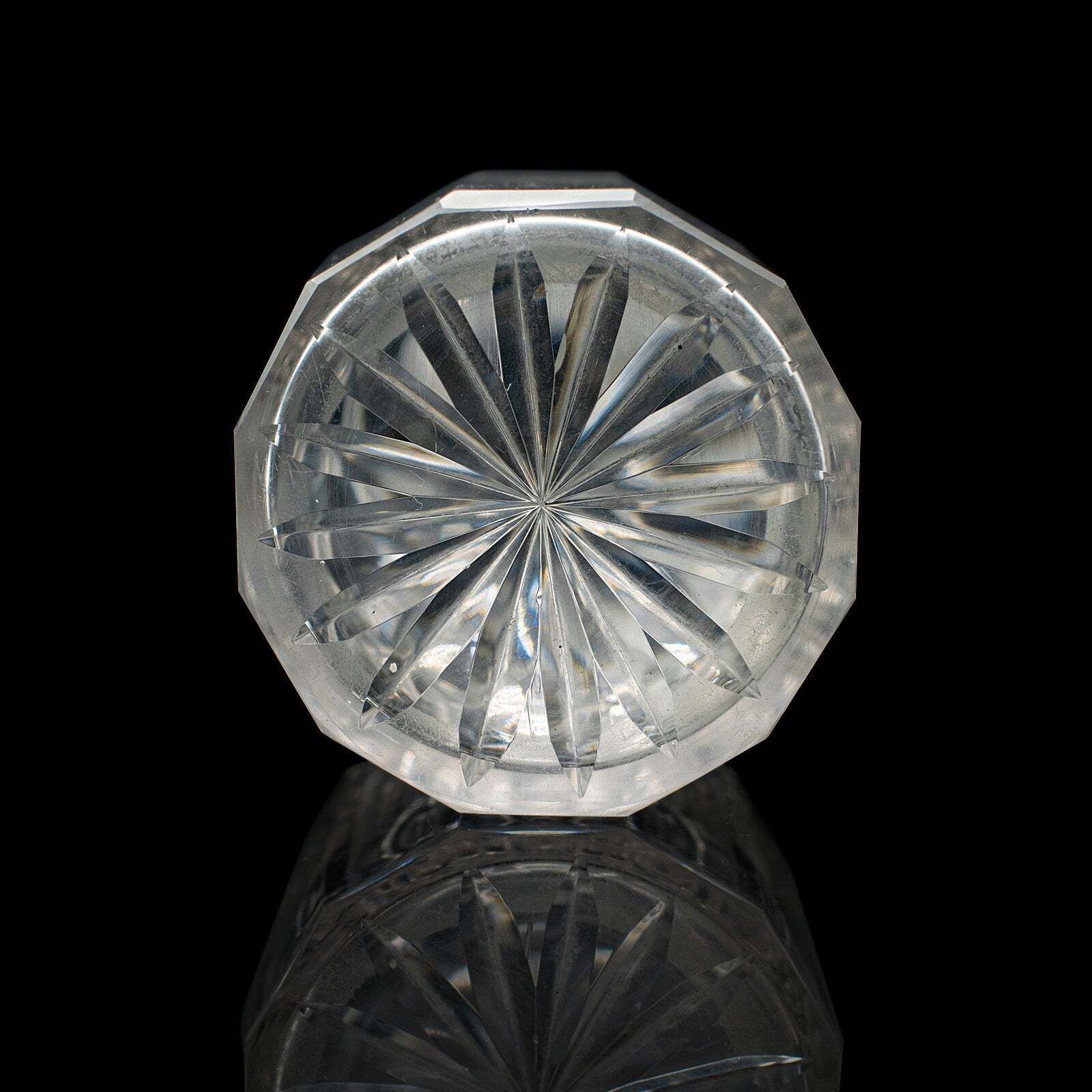 photo furniture Antique Whiskey Decanter, English, Glass, Scotch, Barware, Victorian, Circa 1900