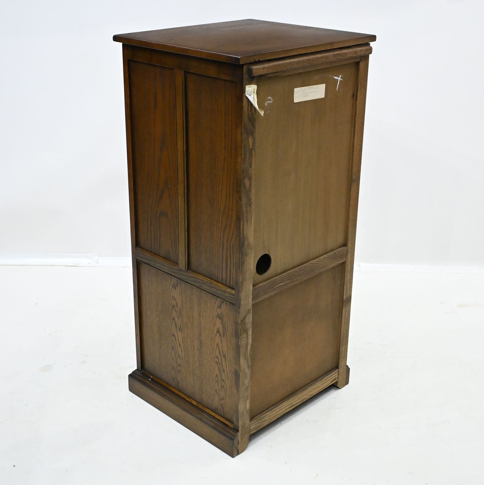 Old Charm Hi Fi/Record Cabinet 2 Adjustable Shelves Light Oak Free Uk Delivery* photo Furniture