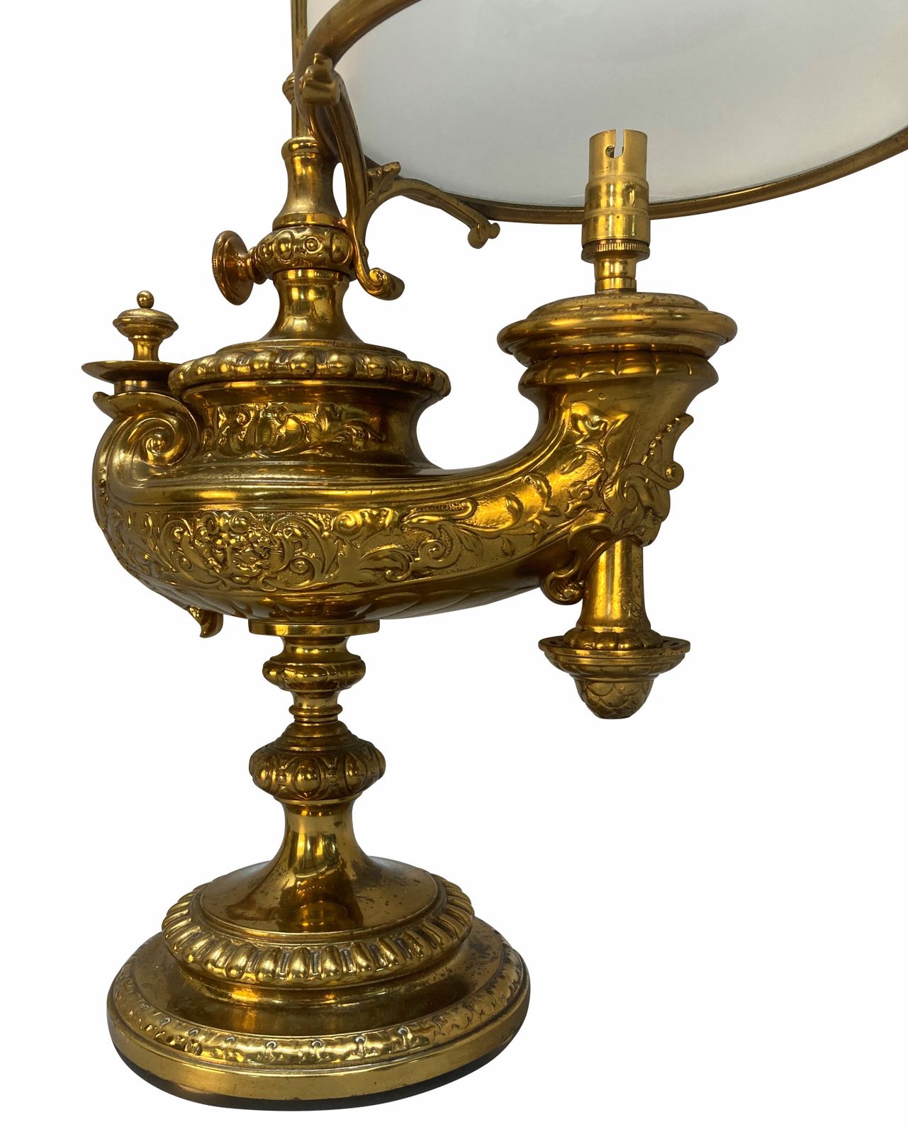 A Pair Of XIX Century Wild & Wessel Desk Lamps photo for sale