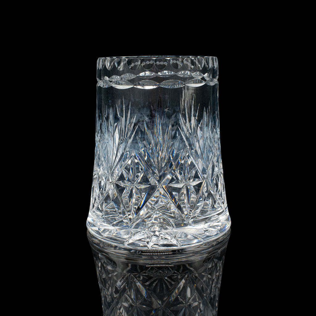 Antique Bottle Keeper, English, Cut Crystal Glass, Coaster, Edwardian, C.1910 photo for sale