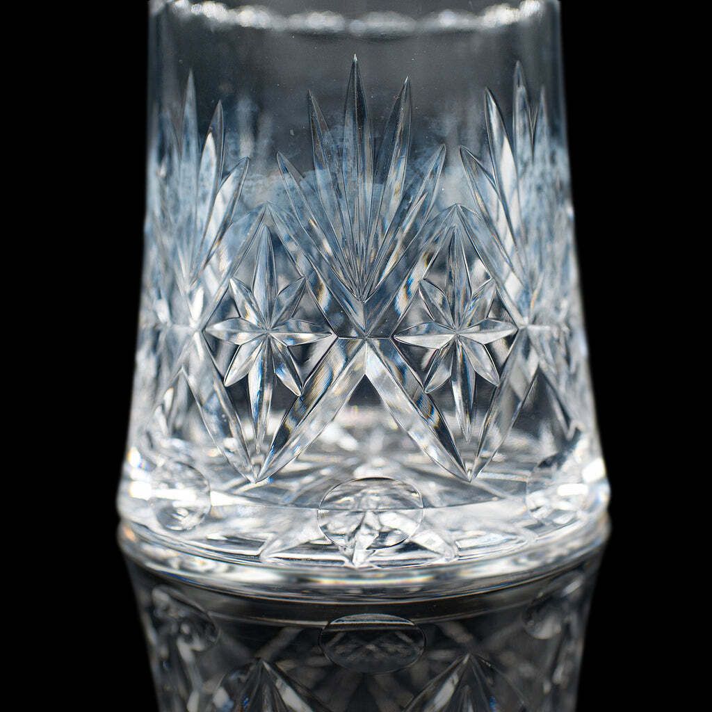 photo for sale Antique Bottle Keeper, English, Cut Crystal Glass, Coaster, Edwardian, C.1910