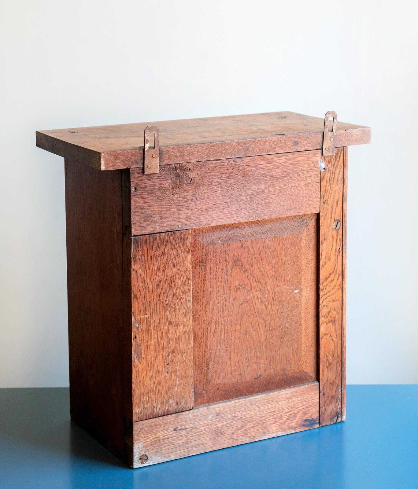 Antique Apothecary Chest With Glass Windows, Art Deco Medicine Cabinet, Oak Wooden Display Case, Rustic Bathroom Cabinet With Lock photo buy