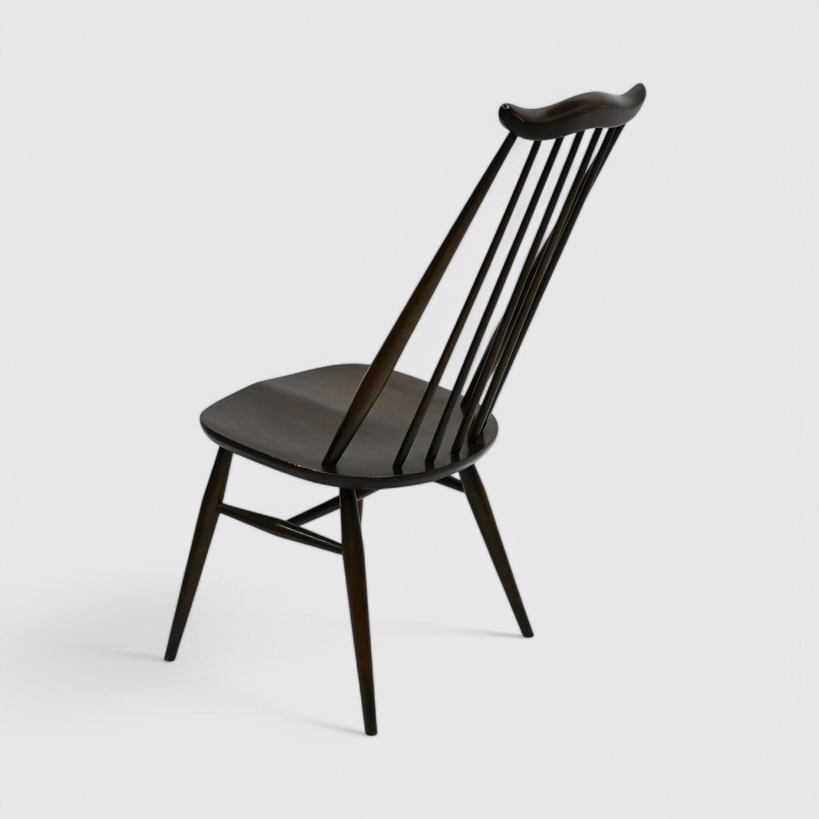6 Ercol Number 369 Windsor Goldsmith Dining Chairs Dark Finish Free Uk Delivery photo for sale