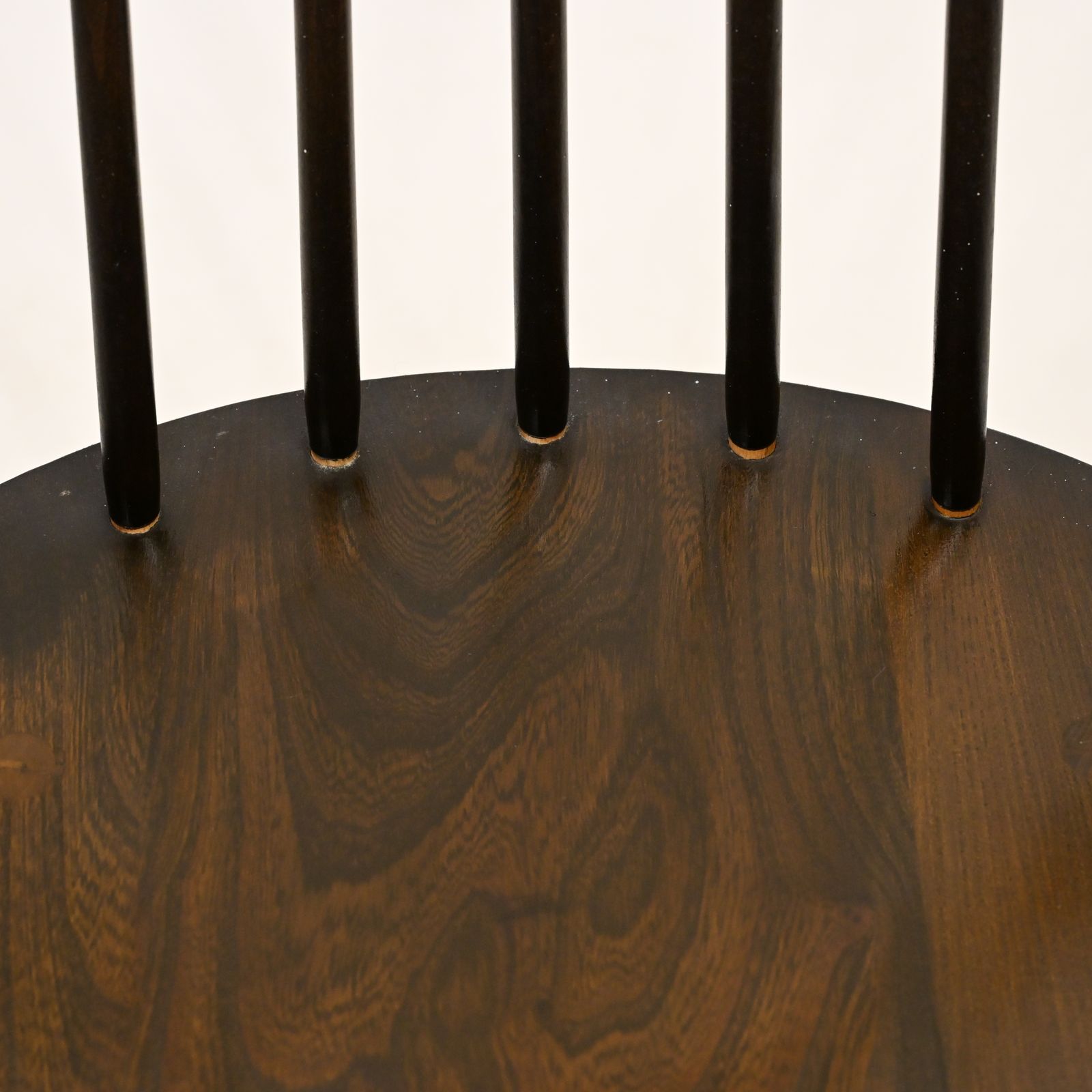 photo buy 6 Ercol Number 369 Windsor Goldsmith Dining Chairs Dark Finish Free Uk Delivery