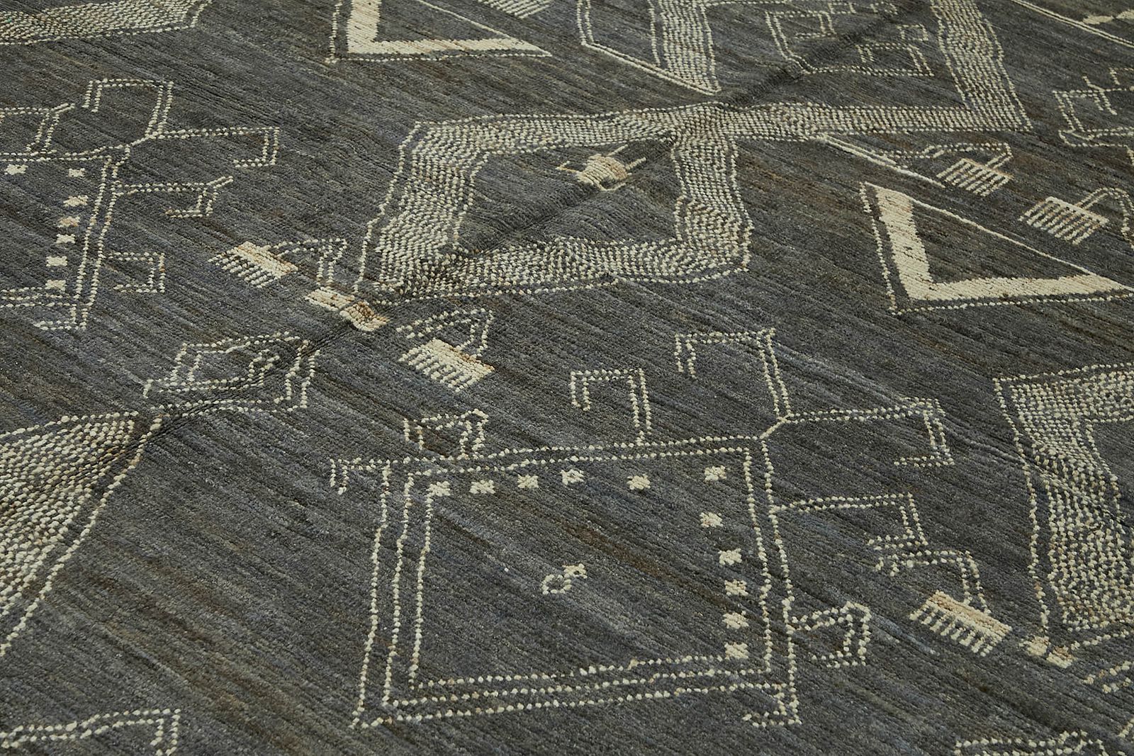 Handmade Grey Modern Tribal Rug 283 Cm X 370 Cm photo 2245.0